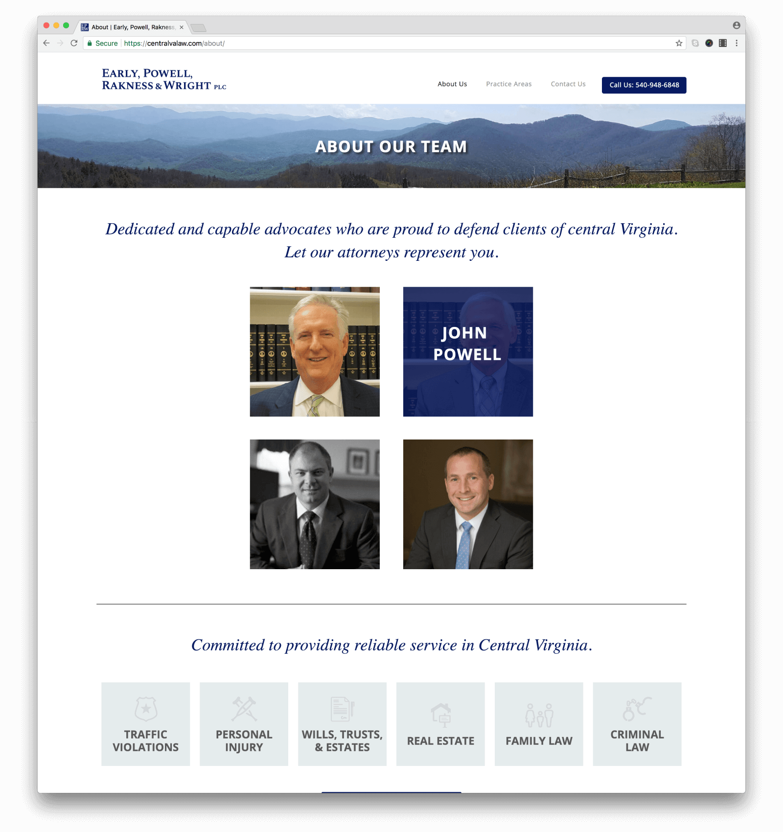 EPRW Law website